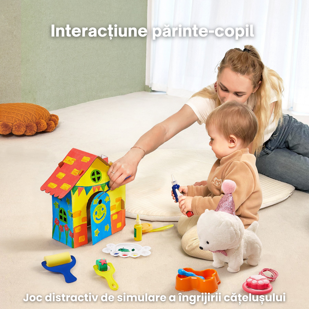 Jucarie Interactiva Catelus Tumama®, Merge, Latra si Misca din Cap si Coada