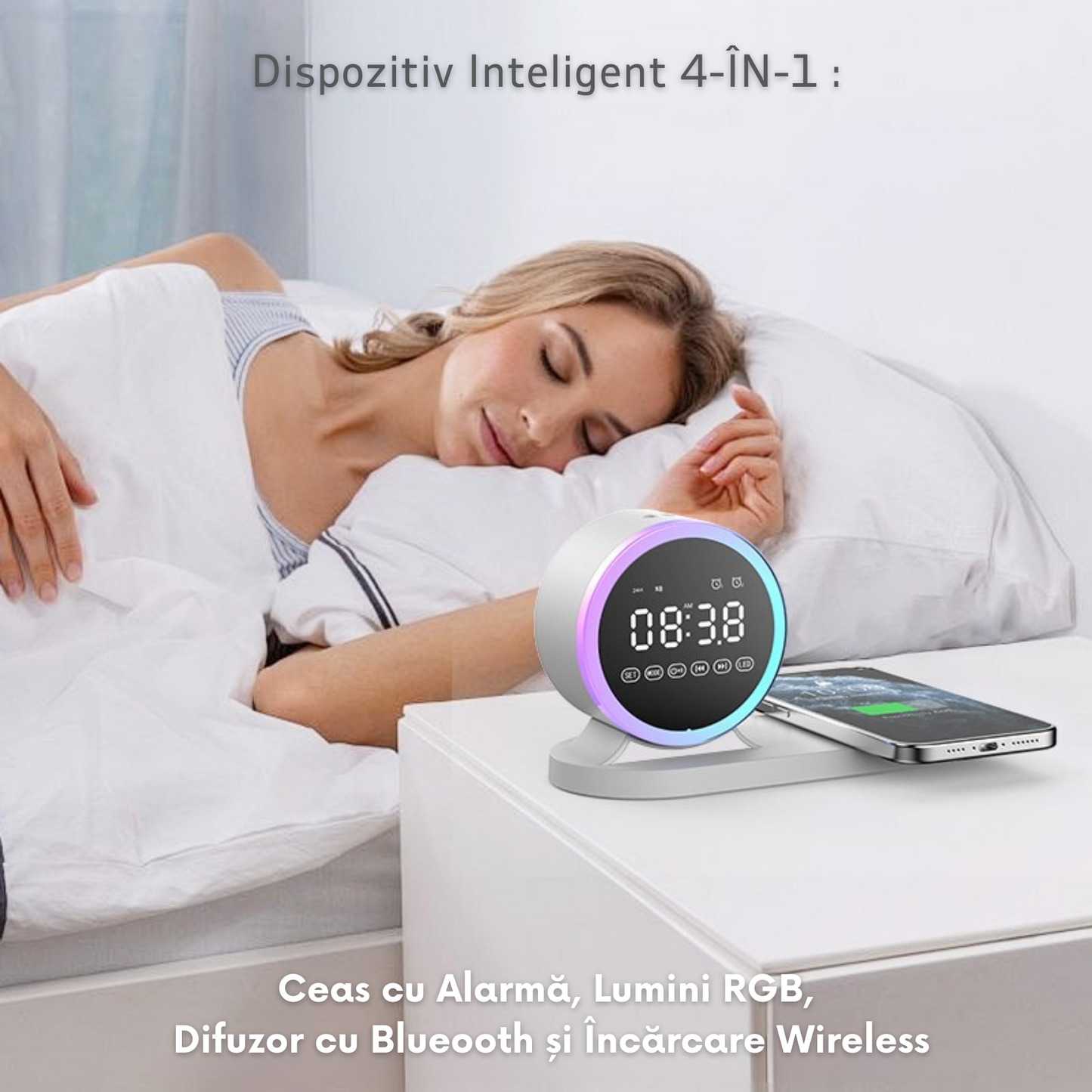 Ceas Multifunctional Digital SMART 4-în-1